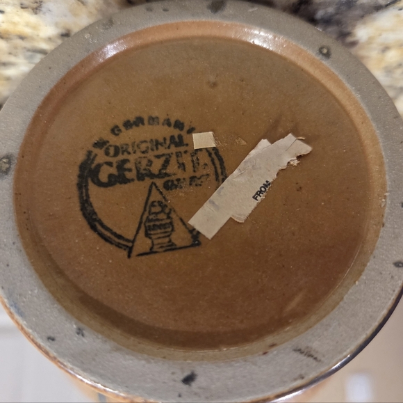 Gerz Vintage Original Football Shaped Beer Stein Mug W Germany 7 In - Picture 13 of 13